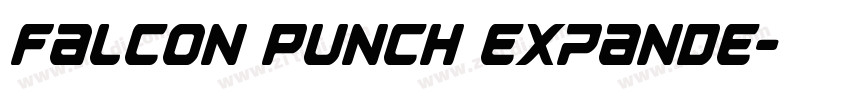 Falcon Punch Expande字体转换